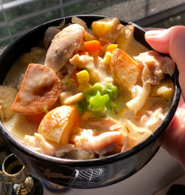 Cream stew with summer vegetables! Cream stew with summer vegetables!